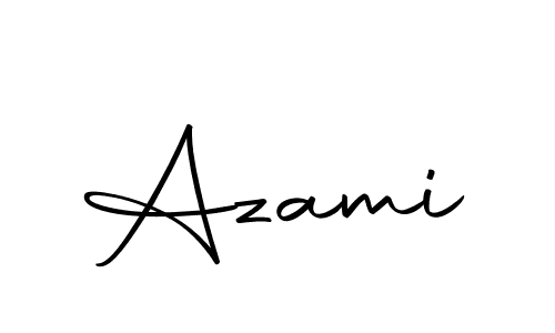 You should practise on your own different ways (Autography-DOLnW) to write your name (Azami) in signature. don't let someone else do it for you. Azami signature style 10 images and pictures png