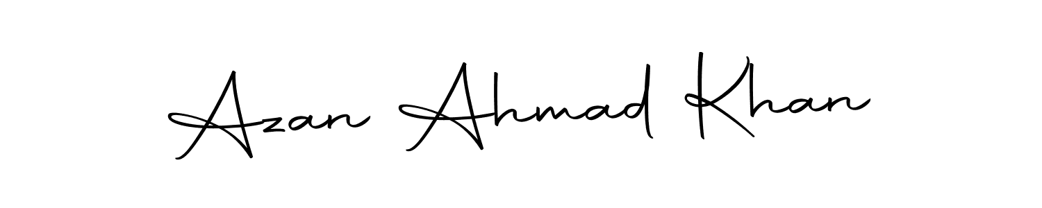 Also we have Azan Ahmad Khan name is the best signature style. Create professional handwritten signature collection using Autography-DOLnW autograph style. Azan Ahmad Khan signature style 10 images and pictures png