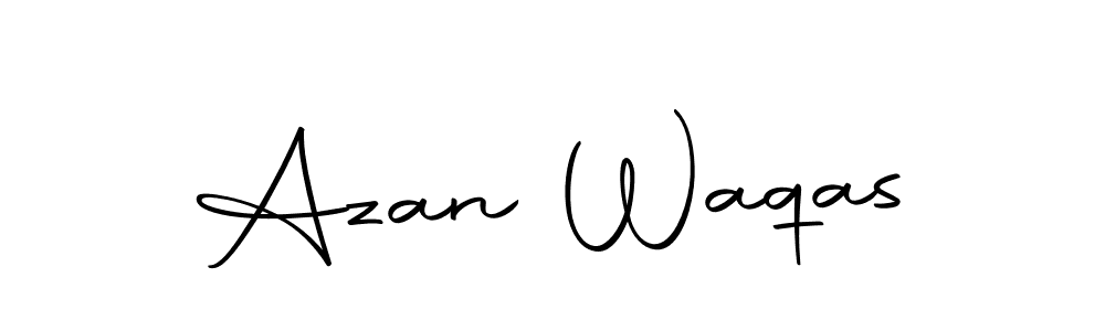 Create a beautiful signature design for name Azan Waqas. With this signature (Autography-DOLnW) fonts, you can make a handwritten signature for free. Azan Waqas signature style 10 images and pictures png