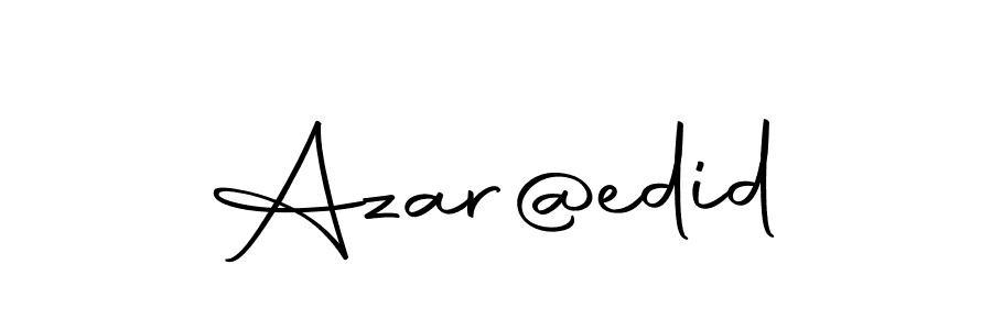 if you are searching for the best signature style for your name Azar@edid. so please give up your signature search. here we have designed multiple signature styles  using Autography-DOLnW. Azar@edid signature style 10 images and pictures png