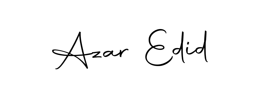 It looks lik you need a new signature style for name Azar Edid. Design unique handwritten (Autography-DOLnW) signature with our free signature maker in just a few clicks. Azar Edid signature style 10 images and pictures png