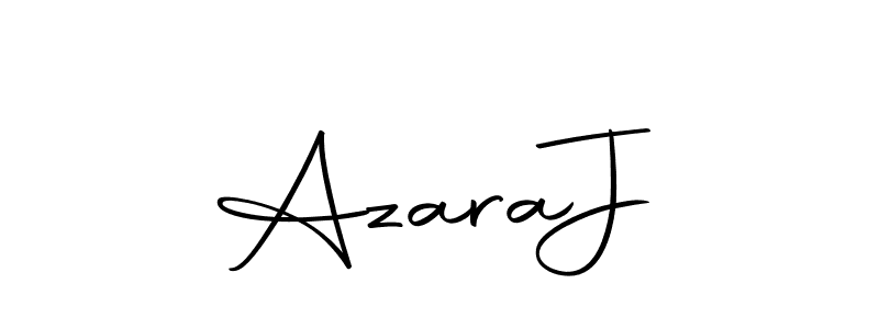 Similarly Autography-DOLnW is the best handwritten signature design. Signature creator online .You can use it as an online autograph creator for name Azara  J. Azara  J signature style 10 images and pictures png