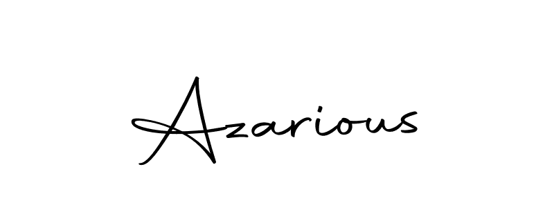 Use a signature maker to create a handwritten signature online. With this signature software, you can design (Autography-DOLnW) your own signature for name Azarious. Azarious signature style 10 images and pictures png