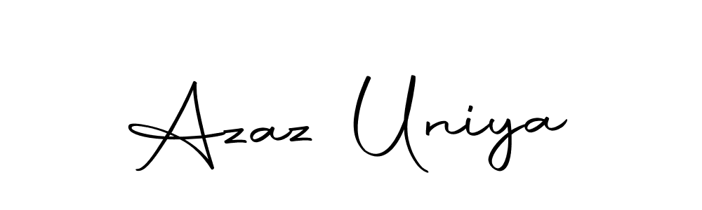 You can use this online signature creator to create a handwritten signature for the name Azaz Uniya. This is the best online autograph maker. Azaz Uniya signature style 10 images and pictures png