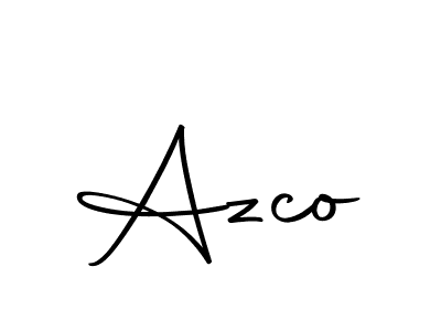 Make a beautiful signature design for name Azco. With this signature (Autography-DOLnW) style, you can create a handwritten signature for free. Azco signature style 10 images and pictures png