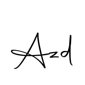 Azd stylish signature style. Best Handwritten Sign (Autography-DOLnW) for my name. Handwritten Signature Collection Ideas for my name Azd. Azd signature style 10 images and pictures png