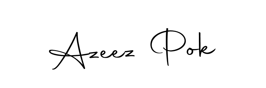 Make a beautiful signature design for name Azeez Pok. With this signature (Autography-DOLnW) style, you can create a handwritten signature for free. Azeez Pok signature style 10 images and pictures png