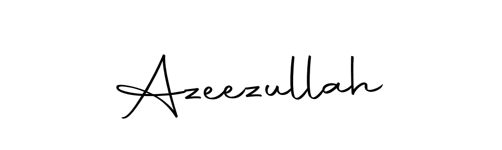 The best way (Autography-DOLnW) to make a short signature is to pick only two or three words in your name. The name Azeezullah include a total of six letters. For converting this name. Azeezullah signature style 10 images and pictures png