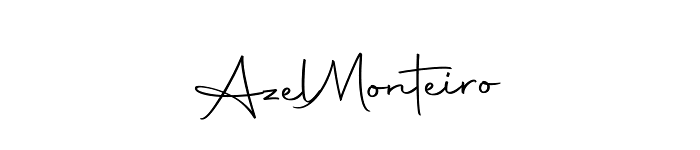 Create a beautiful signature design for name Azel  Monteiro. With this signature (Autography-DOLnW) fonts, you can make a handwritten signature for free. Azel  Monteiro signature style 10 images and pictures png