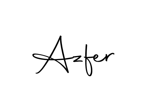 Make a beautiful signature design for name Azfer. Use this online signature maker to create a handwritten signature for free. Azfer signature style 10 images and pictures png