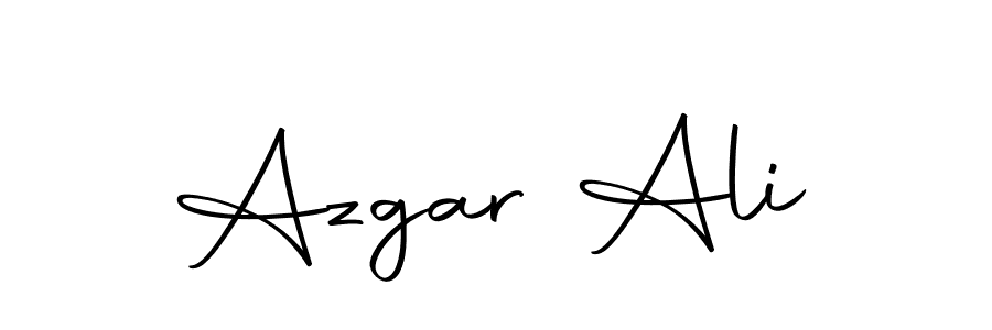 How to make Azgar Ali name signature. Use Autography-DOLnW style for creating short signs online. This is the latest handwritten sign. Azgar Ali signature style 10 images and pictures png