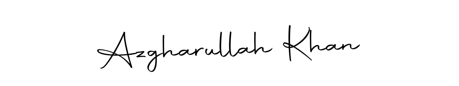 It looks lik you need a new signature style for name Azgharullah Khan. Design unique handwritten (Autography-DOLnW) signature with our free signature maker in just a few clicks. Azgharullah Khan signature style 10 images and pictures png