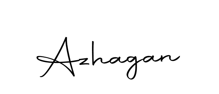 Design your own signature with our free online signature maker. With this signature software, you can create a handwritten (Autography-DOLnW) signature for name Azhagan. Azhagan signature style 10 images and pictures png