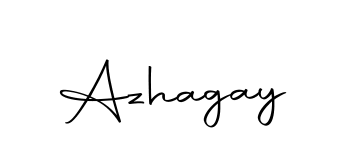 Create a beautiful signature design for name Azhagay. With this signature (Autography-DOLnW) fonts, you can make a handwritten signature for free. Azhagay signature style 10 images and pictures png