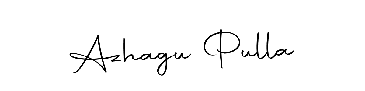 How to make Azhagu Pulla name signature. Use Autography-DOLnW style for creating short signs online. This is the latest handwritten sign. Azhagu Pulla signature style 10 images and pictures png