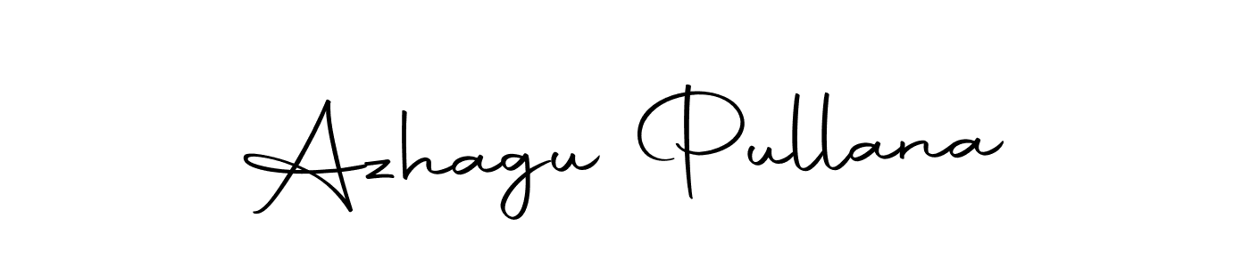 The best way (Autography-DOLnW) to make a short signature is to pick only two or three words in your name. The name Azhagu Pullana include a total of six letters. For converting this name. Azhagu Pullana signature style 10 images and pictures png