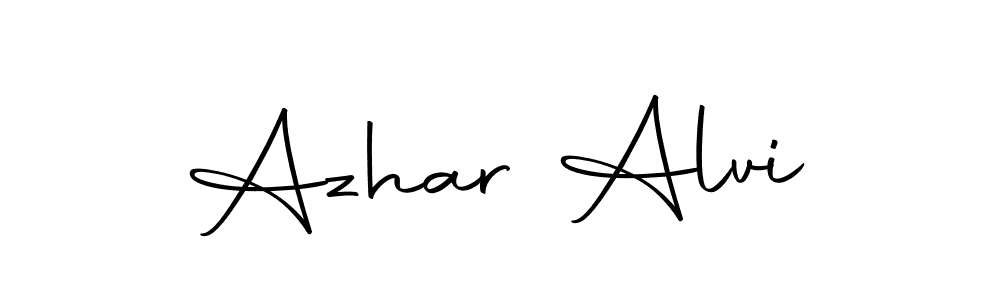 Azhar Alvi stylish signature style. Best Handwritten Sign (Autography-DOLnW) for my name. Handwritten Signature Collection Ideas for my name Azhar Alvi. Azhar Alvi signature style 10 images and pictures png