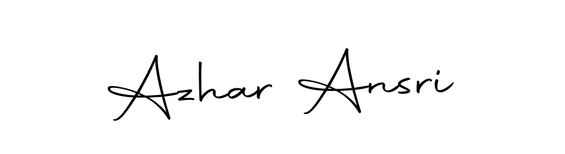 Make a beautiful signature design for name Azhar Ansri. Use this online signature maker to create a handwritten signature for free. Azhar Ansri signature style 10 images and pictures png