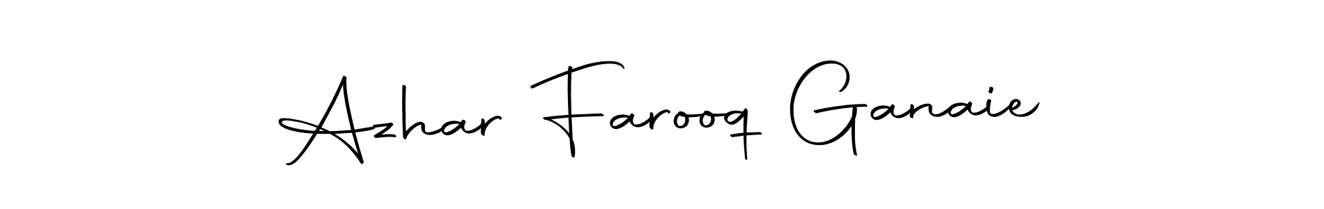 Also we have Azhar Farooq Ganaie name is the best signature style. Create professional handwritten signature collection using Autography-DOLnW autograph style. Azhar Farooq Ganaie signature style 10 images and pictures png