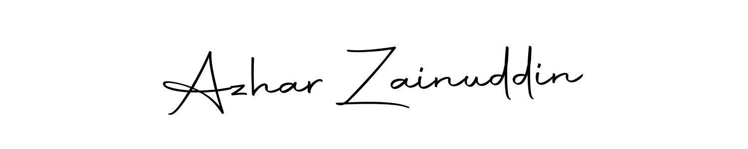 Design your own signature with our free online signature maker. With this signature software, you can create a handwritten (Autography-DOLnW) signature for name Azhar Zainuddin. Azhar Zainuddin signature style 10 images and pictures png