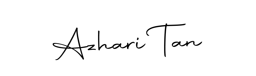 Azhari Tan stylish signature style. Best Handwritten Sign (Autography-DOLnW) for my name. Handwritten Signature Collection Ideas for my name Azhari Tan. Azhari Tan signature style 10 images and pictures png