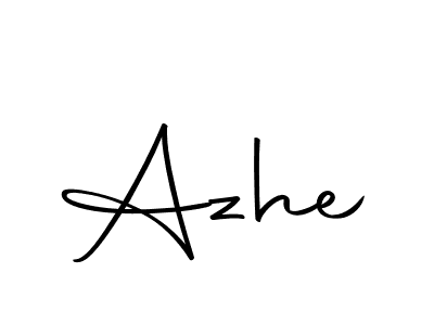 Create a beautiful signature design for name Azhe. With this signature (Autography-DOLnW) fonts, you can make a handwritten signature for free. Azhe signature style 10 images and pictures png