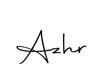 Azhr stylish signature style. Best Handwritten Sign (Autography-DOLnW) for my name. Handwritten Signature Collection Ideas for my name Azhr. Azhr signature style 10 images and pictures png