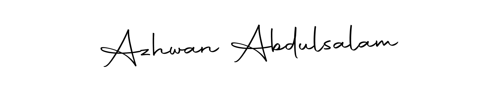 Create a beautiful signature design for name Azhwan Abdulsalam. With this signature (Autography-DOLnW) fonts, you can make a handwritten signature for free. Azhwan Abdulsalam signature style 10 images and pictures png