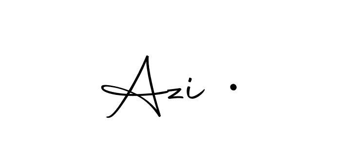 Design your own signature with our free online signature maker. With this signature software, you can create a handwritten (Autography-DOLnW) signature for name Azi •. Azi • signature style 10 images and pictures png