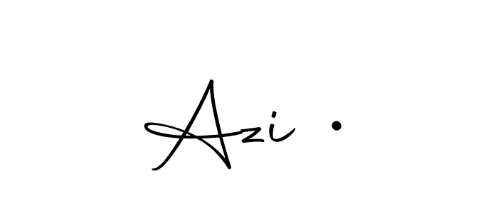 Similarly Autography-DOLnW is the best handwritten signature design. Signature creator online .You can use it as an online autograph creator for name Azi •. Azi • signature style 10 images and pictures png