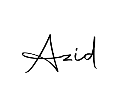 Create a beautiful signature design for name Azid. With this signature (Autography-DOLnW) fonts, you can make a handwritten signature for free. Azid signature style 10 images and pictures png