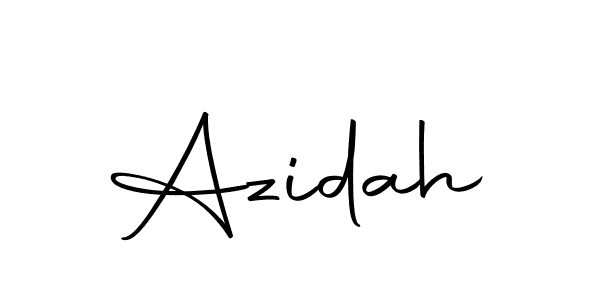 Make a beautiful signature design for name Azidah. With this signature (Autography-DOLnW) style, you can create a handwritten signature for free. Azidah signature style 10 images and pictures png