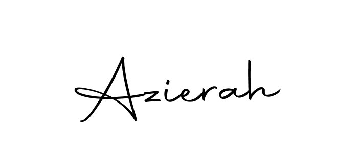 Use a signature maker to create a handwritten signature online. With this signature software, you can design (Autography-DOLnW) your own signature for name Azierah. Azierah signature style 10 images and pictures png