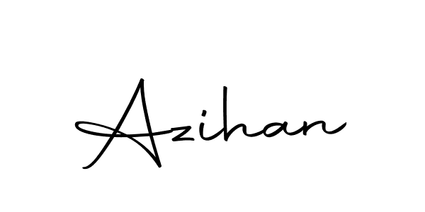Use a signature maker to create a handwritten signature online. With this signature software, you can design (Autography-DOLnW) your own signature for name Azihan. Azihan signature style 10 images and pictures png