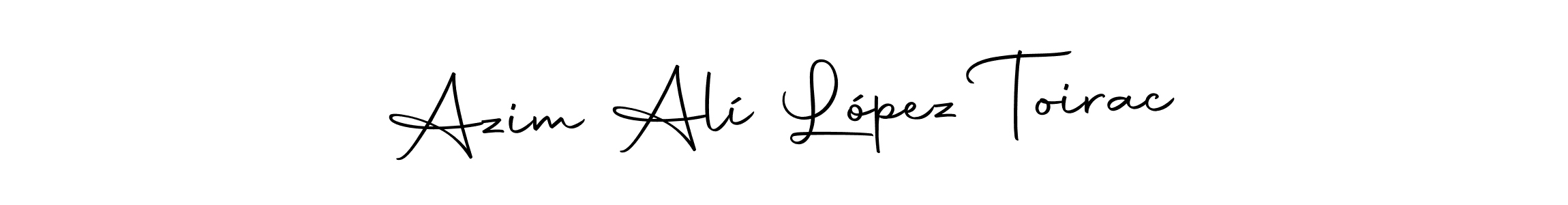 Autography-DOLnW is a professional signature style that is perfect for those who want to add a touch of class to their signature. It is also a great choice for those who want to make their signature more unique. Get Azim Alí López Toirac name to fancy signature for free. Azim Alí López Toirac signature style 10 images and pictures png