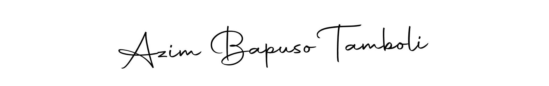 Also we have Azim Bapuso Tamboli name is the best signature style. Create professional handwritten signature collection using Autography-DOLnW autograph style. Azim Bapuso Tamboli signature style 10 images and pictures png