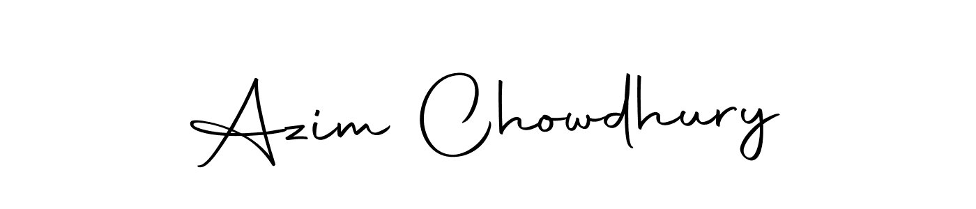 Design your own signature with our free online signature maker. With this signature software, you can create a handwritten (Autography-DOLnW) signature for name Azim Chowdhury. Azim Chowdhury signature style 10 images and pictures png