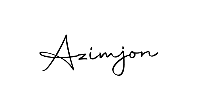You can use this online signature creator to create a handwritten signature for the name Azimjon. This is the best online autograph maker. Azimjon signature style 10 images and pictures png