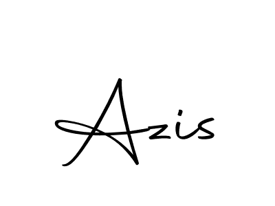 How to make Azis name signature. Use Autography-DOLnW style for creating short signs online. This is the latest handwritten sign. Azis signature style 10 images and pictures png
