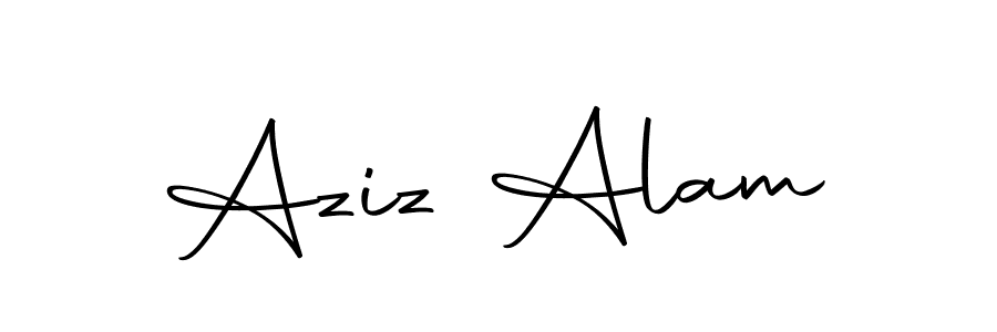 Aziz Alam stylish signature style. Best Handwritten Sign (Autography-DOLnW) for my name. Handwritten Signature Collection Ideas for my name Aziz Alam. Aziz Alam signature style 10 images and pictures png