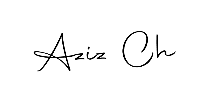 Make a beautiful signature design for name Aziz Ch. With this signature (Autography-DOLnW) style, you can create a handwritten signature for free. Aziz Ch signature style 10 images and pictures png