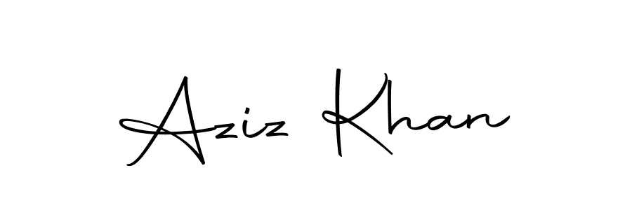 It looks lik you need a new signature style for name Aziz Khan. Design unique handwritten (Autography-DOLnW) signature with our free signature maker in just a few clicks. Aziz Khan signature style 10 images and pictures png