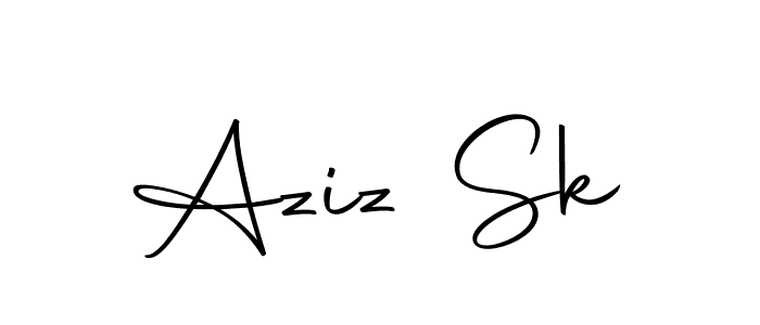 Make a beautiful signature design for name Aziz Sk. With this signature (Autography-DOLnW) style, you can create a handwritten signature for free. Aziz Sk signature style 10 images and pictures png