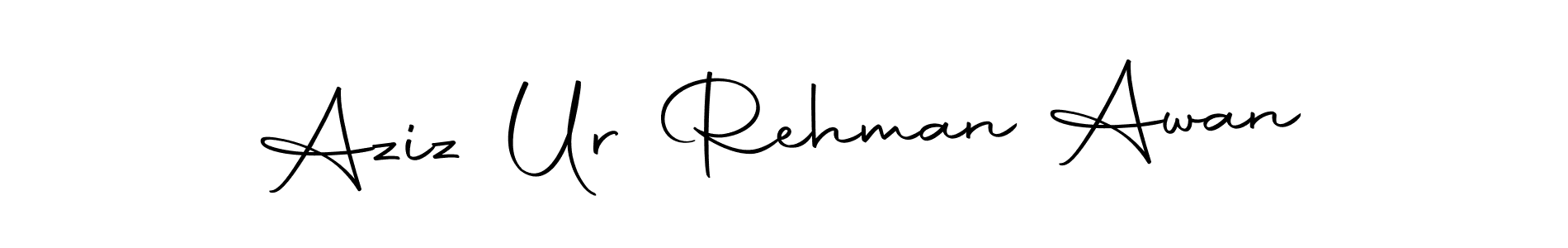 Make a beautiful signature design for name Aziz Ur Rehman Awan. With this signature (Autography-DOLnW) style, you can create a handwritten signature for free. Aziz Ur Rehman Awan signature style 10 images and pictures png