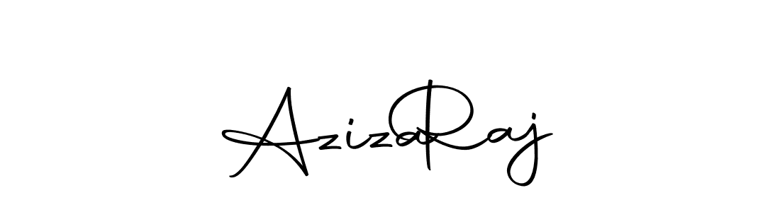 Here are the top 10 professional signature styles for the name Aziza   Raj. These are the best autograph styles you can use for your name. Aziza   Raj signature style 10 images and pictures png