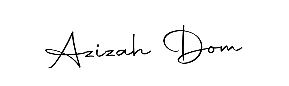 You can use this online signature creator to create a handwritten signature for the name Azizah Dom. This is the best online autograph maker. Azizah Dom signature style 10 images and pictures png