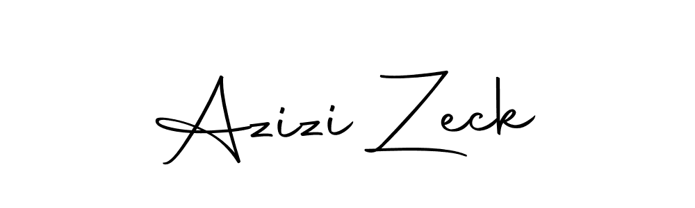 Also we have Azizi Zeck name is the best signature style. Create professional handwritten signature collection using Autography-DOLnW autograph style. Azizi Zeck signature style 10 images and pictures png