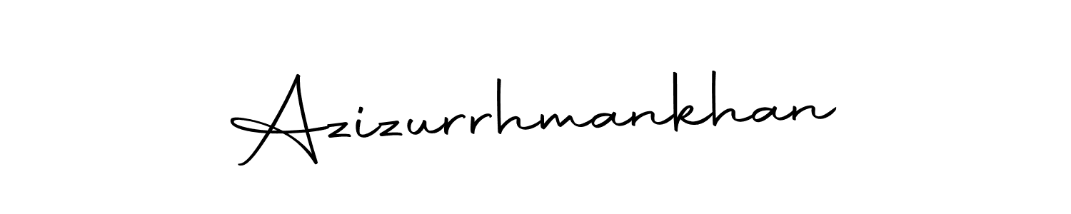 It looks lik you need a new signature style for name Azizurrhmankhan. Design unique handwritten (Autography-DOLnW) signature with our free signature maker in just a few clicks. Azizurrhmankhan signature style 10 images and pictures png