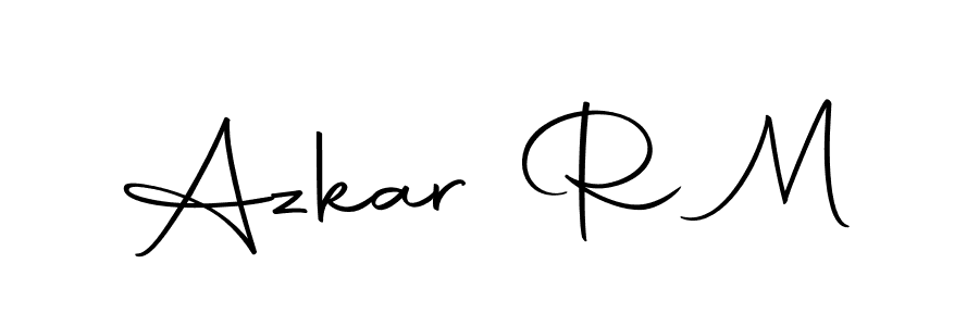 if you are searching for the best signature style for your name Azkar R M. so please give up your signature search. here we have designed multiple signature styles  using Autography-DOLnW. Azkar R M signature style 10 images and pictures png