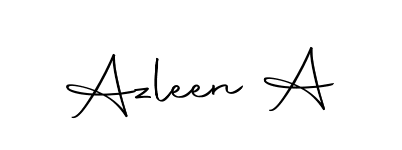 Also You can easily find your signature by using the search form. We will create Azleen A name handwritten signature images for you free of cost using Autography-DOLnW sign style. Azleen A signature style 10 images and pictures png